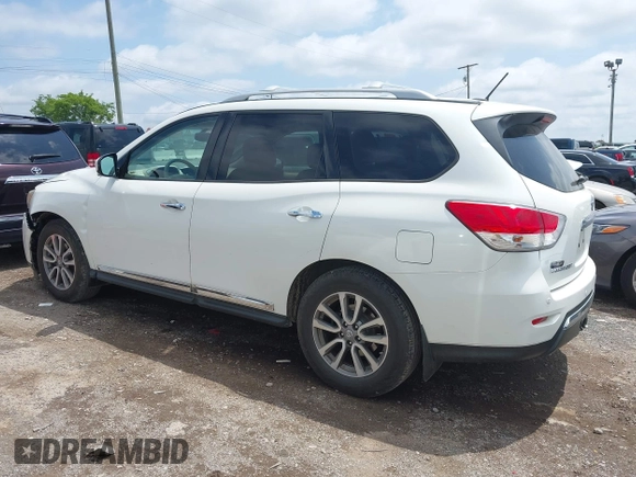 2015 Nissan Pathfinder S with VIN 5N1AR2MN2FC672785, listed as a IAAI auction lot 42535243 with 143,209 mi miles and . Bid and sale history available at DreamBid. Image 14.