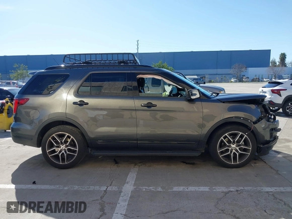 2019 Ford Explorer Sport with VIN 1FM5K8GTXKGA42549, listed as a IAAI auction lot 41548999 with 117,613 mi miles and . Bid and sale history available at carsss.com. Image 13.