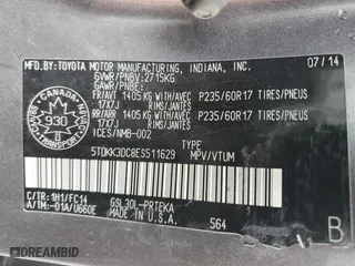 2014 Toyota Sienna LE AAS with VIN 5TDKK3DC8ES511629, listed as a Copart auction lot 56492754 with 289,071 mi miles and Salvage Title. Bid and sale history available at carsss.com. Image 14.