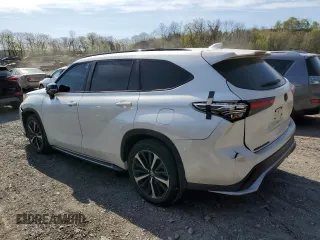 2021 Toyota Highlander XSE with VIN 5TDJZRBHXMS088799, listed as a Copart auction lot 53942365 with 25,172 mi miles and Non repairable. Bid and sale history available at DreamBid. Image 2.