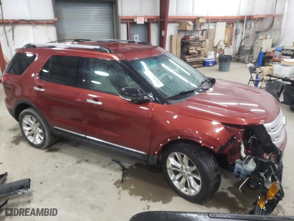 2014 Ford Explorer XLT with VIN 1FM5K8D83EGC31967, listed as a Copart auction lot 52689355 with 97,121 mi miles and Salvage Title. Bid and sale history available at carsss.com. Image 4.