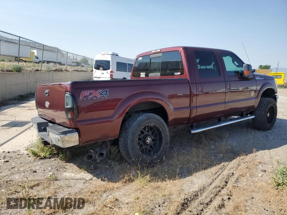 2012 Ford F-350 XL with VIN 1FT8W3BT5CEA88061, listed as a Copart auction lot 62383045 with 128,980 mi miles and Salvage title. Bid and sale history available at DreamBid. Image 3.