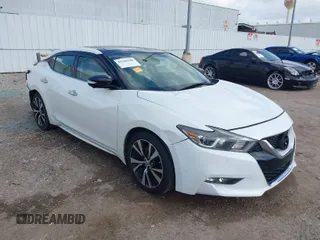 2016 Nissan Maxima SL with VIN 1N4AA6AP8GC403657, listed as a IAAI auction lot 41506188 with 97,935 mi miles and . Bid and sale history available at DreamBid. Image 1.