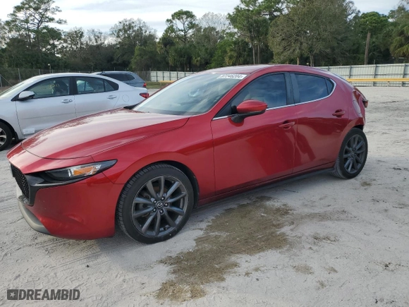 2019 Mazda Mazda3 Hatchback w/Preferred Pkg with VIN JM1BPAMM2K1141639, listed as a Copart auction lot 87246204 with 105,868 mi miles and Non Repairable. Bid and sale history available at carsss.com. Image 1.