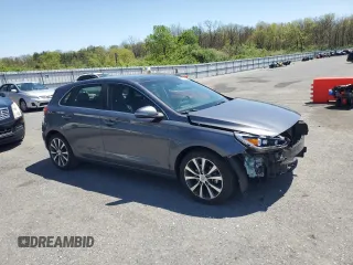 2018 Hyundai Elantra GT with VIN KMHH35LEXJU017506, listed as a Copart auction lot 54607085 with 43,214 mi miles and Salvage Title. Bid and sale history available at carsss.com. Image 4.