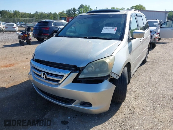 2005 Honda Odyssey EX-L z VIN 5FNRL38715B014905, wystawiony jako IAAI lot #41986395 z przebiegiem 191 029 mil mil oraz . Historia ofert i sprzedaży dostępna na DreamBid. Obrazek 17.
