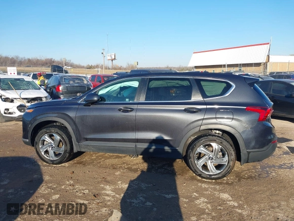 2021 Hyundai Santa Fe SE with VIN 5NMS1DAJXMH352741, listed as a IAAI auction lot 41273105 with 58,033 mi miles. Bid and sale history available at carsss.com. Image 14.