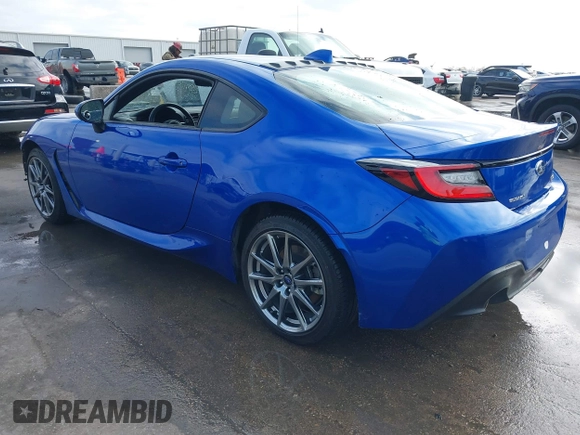 2023 Subaru BRZ Premium with VIN JF1ZDBB16P9703126, listed as a IAAI auction lot 41153982 with 22,593 mi miles. Bid and sale history available at carsss.com. Image 3.