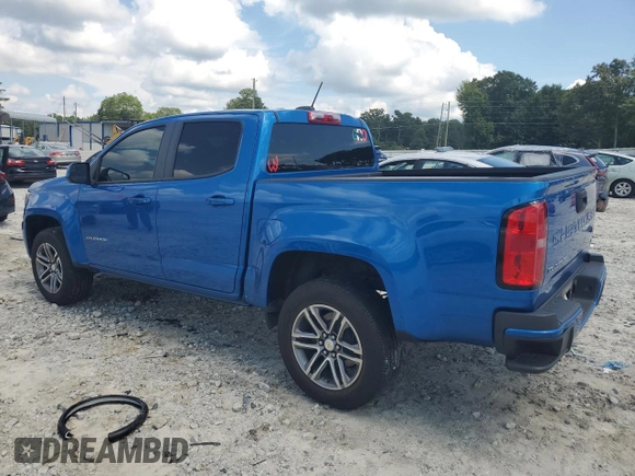 2021 Chevrolet Colorado 2WD Work Truck with VIN 1GCGSBEA1M1253365, listed as a Copart auction lot 66884955 with 85,357 mi miles and Clean title. Bid and sale history available at DreamBid. Image 2.