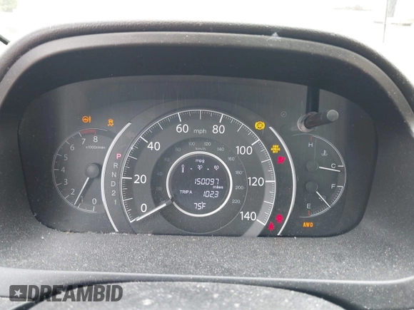 2012 Honda CR-V EX-L with VIN 5J6RM4H73CL055348, listed as a IAAI auction lot 42483959 with 150,097 mi miles and . Bid and sale history available at DreamBid. Image 7.