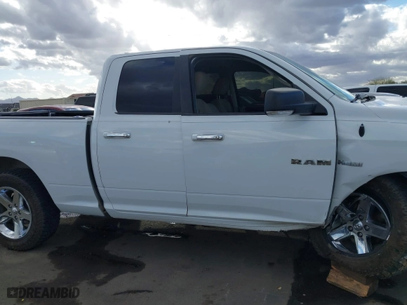 2010 Dodge Ram 1500 SLT with VIN 1D7RB1GT3AS141602, listed as a IAAI auction lot 41593437 with 252,154 mi miles. Bid and sale history available at carsss.com. Image 14.