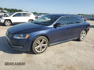 2014 Volkswagen Passat SE with VIN 1VWBT7A37EC113819, listed as a Copart auction lot 56530365 with 132,644 mi miles and Salvage title. Bid and sale history available at DreamBid. Image 1.