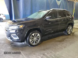 2019 Jeep Cherokee Overland with VIN 1C4PJMJN3KD191597, listed as a Copart auction lot 53457865 with 34,877 mi miles and Clean title. Bid and sale history available at DreamBid. Image 1.