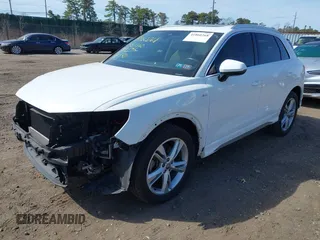2020 Audi Q3 S line Premium Plus with VIN WA1EECF37L1099564, listed as a IAAI auction lot 41860268 with 55,389 mi miles and . Bid and sale history available at DreamBid. Image 20.