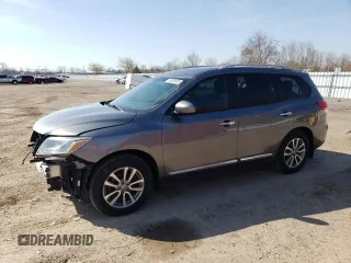 2015 Nissan Pathfinder SL z VIN 5N1AR2MM9FC694354, wystawiony jako Copart lot #53834035 z przebiegiem 217 650 mil mil oraz Szkoda całkowita • Salvage title. Historia ofert i sprzedaży dostępna na DreamBid. Obrazek 1.
