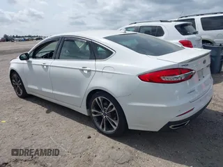 2019 Ford Fusion Titanium with VIN 3FA6P0D91KR140260, listed as a IAAI auction lot 41931629 with 95,207 mi miles. Bid and sale history available at carsss.com. Image 3.