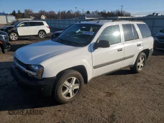 2005 Chevrolet TrailBlazer LS with VIN 1GNDT13S552248162, listed as a Copart auction lot 48618315 with 203,550 mi miles and Salvage Title. Bid and sale history available at DreamBid. Image 1.