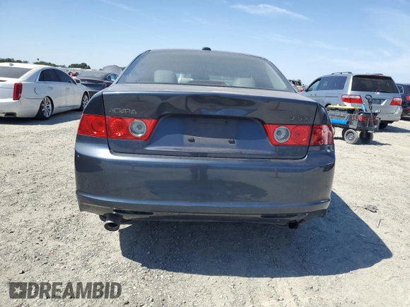2007 Acura TSX Navi with VIN JH4CL96927C011121, listed as a Copart auction lot 59056935 with 193,982 mi miles and Salvage title. Bid and sale history available at DreamBid. Image 6.