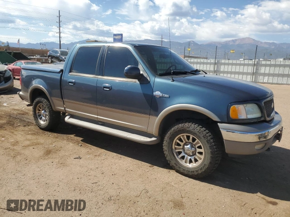 2002 Ford F-150 XLT with VIN 1FTRW08682KB83024, listed as a Copart auction lot 73607324 with 237,877 mi miles and Salvage Title. Bid and sale history available at carsss.com. Image 4.