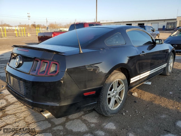 2013 Ford Mustang V6 with VIN 1ZVBP8AM2D5220881, listed as a Copart auction lot 50073325 with 173152 miles and Clean Title. Bid and sale history available at carsss.com. Image 3.