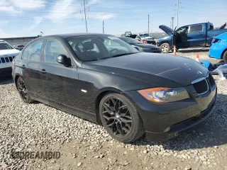 2007 BMW 3 Series 328i with VIN WBAVC53547FZ70794, listed as a Copart auction lot 47402045 with 201,797 mi miles and Salvage Title. Bid and sale history available at carsss.com. Image 4.