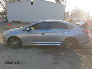 2015 Hyundai Sonata 2.4L Sport with VIN 5NPE34AF4FH019959, listed as a IAAI auction lot 41020000 with 129,535 mi miles. Bid and sale history available at carsss.com. Image 14.
