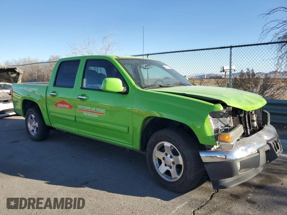2012 GMC Canyon SLE1 with VIN 1GTD5MFE1C8134356, listed as a Copart auction lot 88055835 with 190,599 mi miles and Salvage Title. Bid and sale history available at carsss.com. Image 4.
