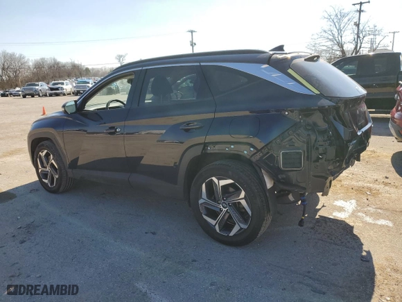 2022 Hyundai Tucson Hybrid Limited with VIN KM8JECA10NU078739, listed as a Copart auction lot 49486815 with 28,165 mi miles and Salvage Title. Bid and sale history available at carsss.com. Image 2.