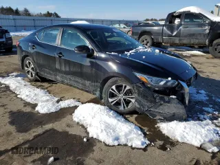 2020 Nissan Sentra SV with VIN 3N1AB8CV6LY268472, listed as a Copart auction lot 44392015 with 43,504 mi miles and Salvage Title. Bid and sale history available at DreamBid. Image 4.