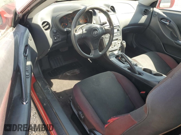 2005 Toyota Celica GT z VIN JTDDR32TX50181390, wystawiony jako Copart lot #58587815 z przebiegiem 235 807 mil mil oraz Tytuł czysty. Historia ofert i sprzedaży dostępna na DreamBid. Obrazek 8.