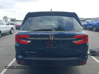 2022 Honda Odyssey EX-L with VIN 5FNRL6H70NB053843, listed as a IAAI auction lot 40210685 with 21,571 mi miles and . Bid and sale history available at DreamBid. Image 17.