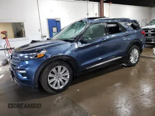 2020 Ford Explorer Limited with VIN 1FMSK8FH9LGB63915, listed as a Copart auction lot 49059425 with 48,409 mi miles and Salvage Title. Bid and sale history available at carsss.com. Image 1.