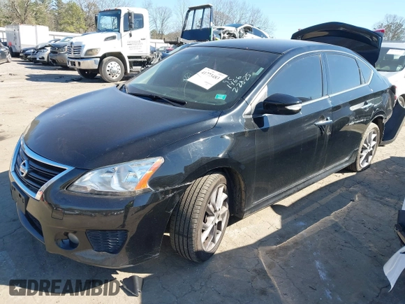 2015 Nissan Sentra SV with VIN 3N1AB7AP0FY341466, listed as a IAAI auction lot 41773483 with 105,312 mi miles and . Bid and sale history available at DreamBid. Image 17.