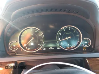2015 BMW 7 Series 750i xDrive with VIN WBAYB6C57FD965993, listed as a Copart auction lot 83871924 with 76,720 mi miles and Salvage Title. Bid and sale history available at carsss.com. Image 9.