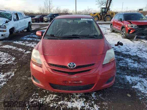 2008 Toyota Yaris with VIN JTDBT923581285506, listed as a Copart auction lot 81775244 with 188,482 mi miles and Salvage Title. Bid and sale history available at DreamBid. Image 5.