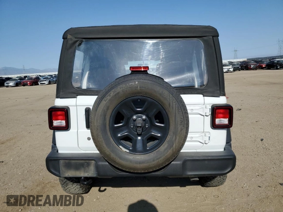 2018 Jeep Wrangler Unlimited Sport z VIN 1C4HJXDG0JW151905, wystawiony jako Copart lot #61935995 z przebiegiem 43 750 mil mil oraz Szkoda całkowita • Salvage title. Historia ofert i sprzedaży dostępna na DreamBid. Obrazek 6.