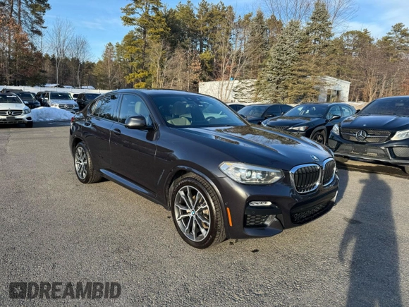 2019 BMW X4 xDrive30i with VIN 5UXUJ3C54KLA58591, listed as a Copart auction lot 80586484 with 127,040 mi miles and Clean Title. Bid and sale history available at carsss.com. Image 2.