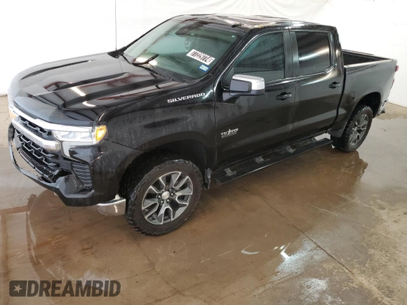 2022 Chevrolet Silverado 1500 LT with VIN 1GCPACED7NZ569374, listed as a Copart auction lot 77229774 with 71,848 mi miles and Clean Title. Bid and sale history available at carsss.com. Image 1.