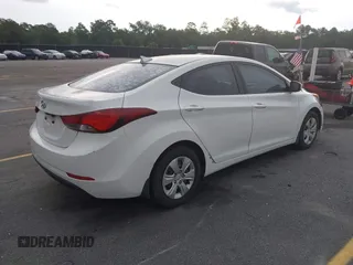 2016 Hyundai Elantra SE z VIN 5NPDH4AE0GH688736, wystawiony jako IAAI lot #42390551 z przebiegiem 225 366 mil mil oraz . Historia ofert i sprzedaży dostępna na DreamBid. Obrazek 4.