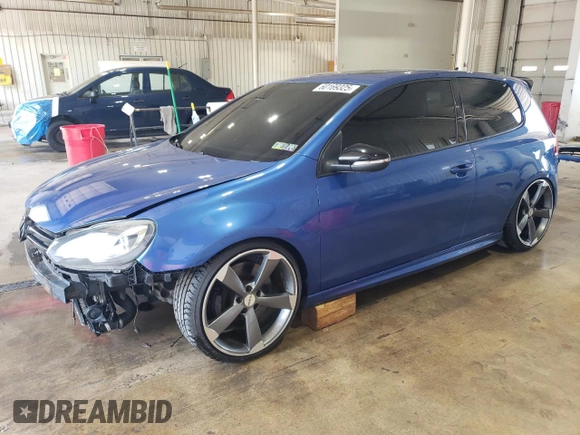 2012 Volkswagen Golf w/Sunroof & Navi z VIN WVWRF7AJ3CW282187, wystawiony jako Copart lot #60169325 z przebiegiem 137 822 mil mil oraz Szkoda całkowita • Salvage title. Historia ofert i sprzedaży dostępna na DreamBid. Obrazek 1.