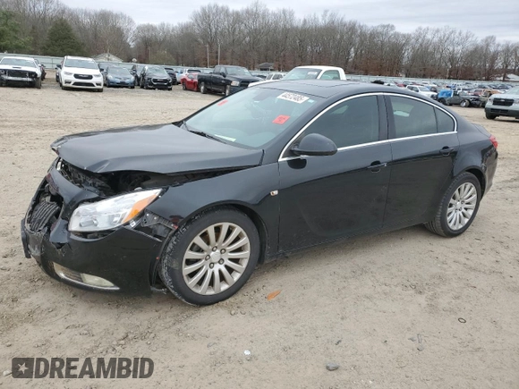 2011 Buick Regal CXL RL4 with VIN 2G4GS5EC0B9193246, listed as a Copart auction lot 44572485 with 135,646 mi miles and Clean title. Bid and sale history available at DreamBid. Image 1.