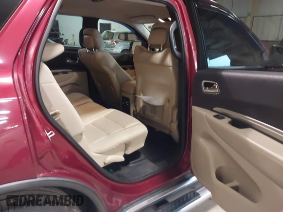 2014 Dodge Durango SXT with VIN 1C4RDHAG2EC344327, listed as a IAAI auction lot 41506093 with 142,264 mi miles and . Bid and sale history available at carsss.com. Image 8.