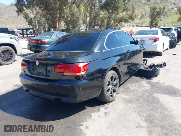 2007 BMW 3 Series 335i with VIN WBAWL73517PX49275, listed as a IAAI auction lot 41654471 with 203,928 mi miles. Bid and sale history available at carsss.com. Image 4.