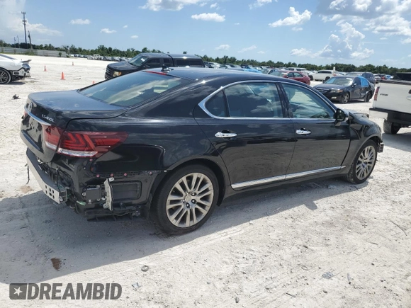 2013 Lexus LS 460 L с VIN JTHGL5EF6D5050814, выставлен на аукционе Copart как лот 64771424 с пробегом 40 048 миль миль и Списание • Salvage title. История ставок и продаж доступна на DreamBid. Изображение 3.