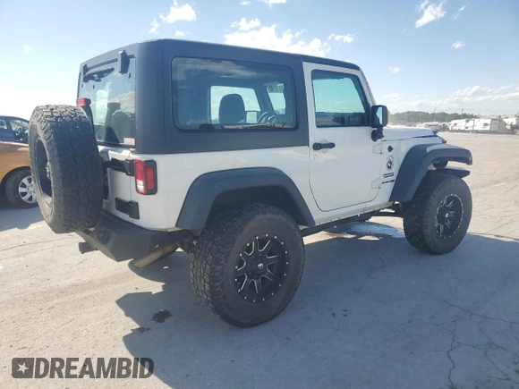 2018 Jeep Wrangler Sport S z VIN 1C4GJWAG7JL928432, wystawiony jako Copart lot #58012295 z przebiegiem 87 104 mil mil oraz Szkoda całkowita • Salvage title. Historia ofert i sprzedaży dostępna na DreamBid. Obrazek 3.