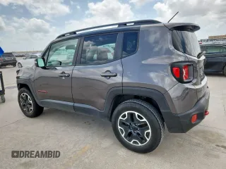 2016 Jeep Renegade Trailhawk with VIN ZACCJBCT7GPD48085, listed as a Copart auction lot 61563515 with 205,070 mi miles and Salvage title. Bid and sale history available at DreamBid. Image 2.