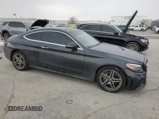 2019 Mercedes-Benz C 300 with VIN WDDWJ8EB1KF784212, listed as a Copart auction lot 88445735 with 125,011 mi miles and Salvage Title. Bid and sale history available at DreamBid. Image 4.