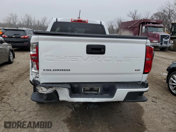 2021 Chevrolet Colorado 2WD LT with VIN 1GCGSCEN6M1132081, listed as a Copart auction lot 39605364 with 79,047 mi miles and Salvage title. Bid and sale history available at DreamBid. Image 6.