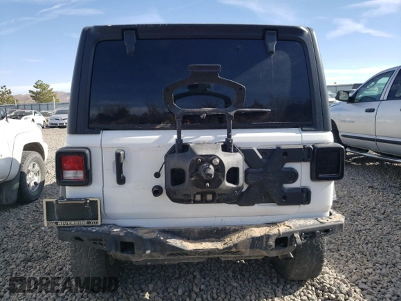 2022 Jeep Wrangler Unlimited Willys with VIN 1C4HJXDM6NW182023, listed as a Copart auction lot 74382123 with Not Provided miles and . Bid and sale history available at DreamBid. Image 6.