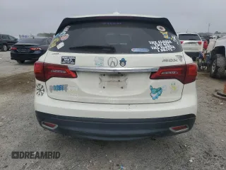 2016 Acura MDX with VIN 5FRYD3H23GB011065, listed as a Copart auction lot 45081775 with 161,071 mi miles and Salvage Title. Bid and sale history available at carsss.com. Image 6.